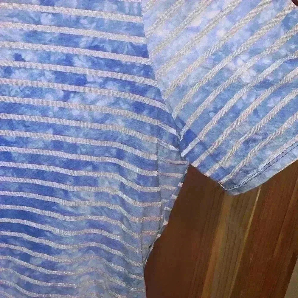Terra & Sky Blouse Shirt 1X (16W-18W) - Picture 6 of 15